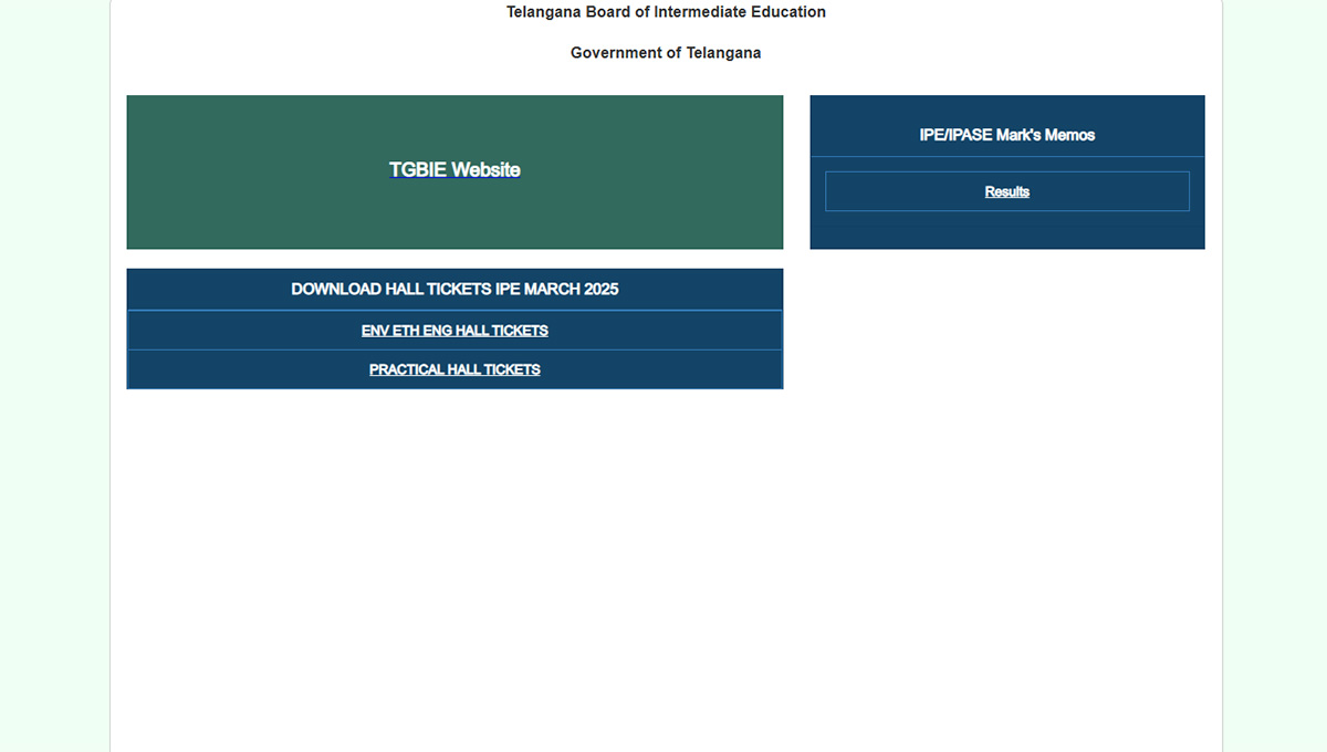 TSBIE Inter-practical exam 2025 admit card out: Direct link to download here