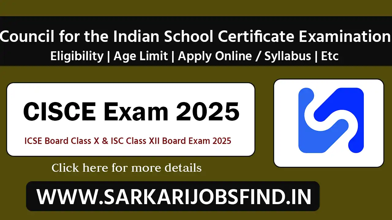 CISCE ICSE Board Class X & ISC Class XII Board Exam 2025