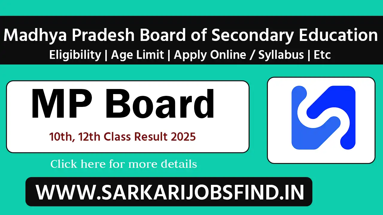 MP Board 10th 12th Result 2025, Check MPBSE Class 10th, 12th Result Date