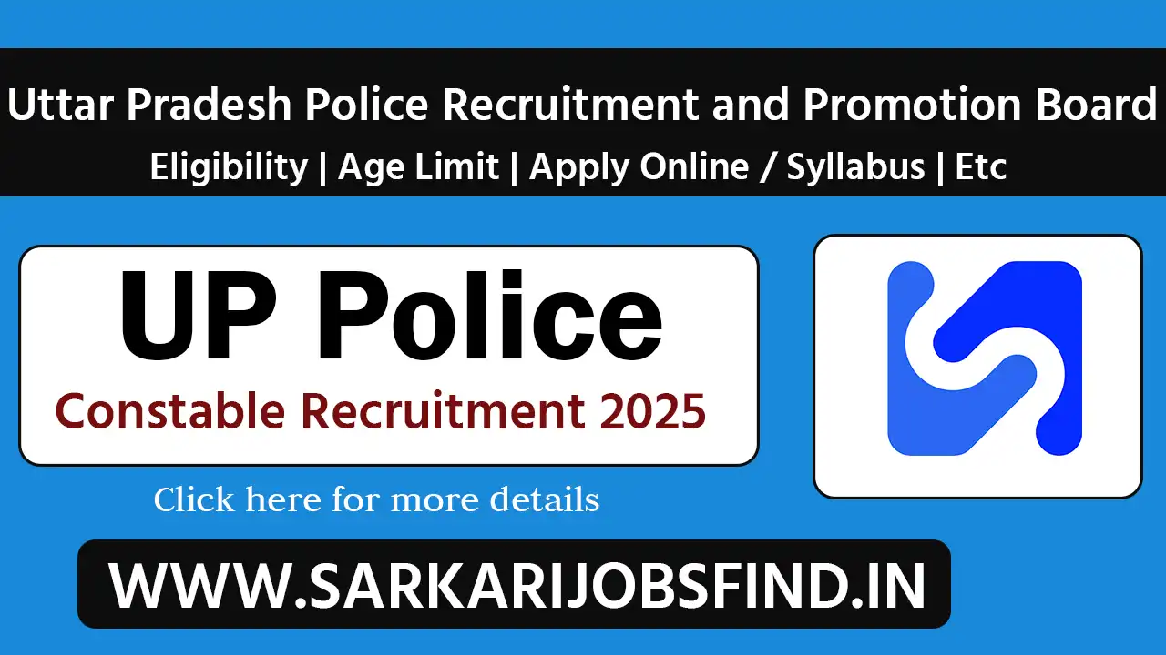UP Police Constable Recruitment 2025: Apply For 19,220 Vacancies