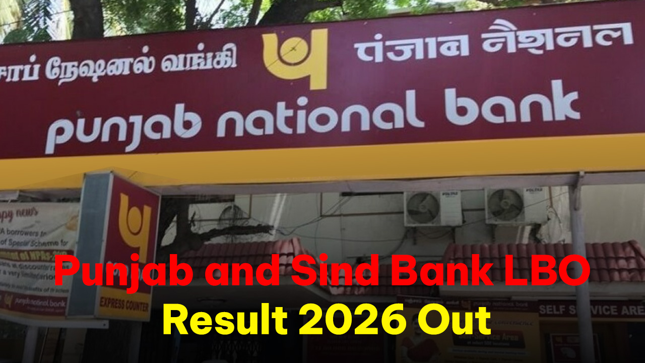 Official notification document for Punjab and Sind Bank LBO Result 2026 interview shortlist