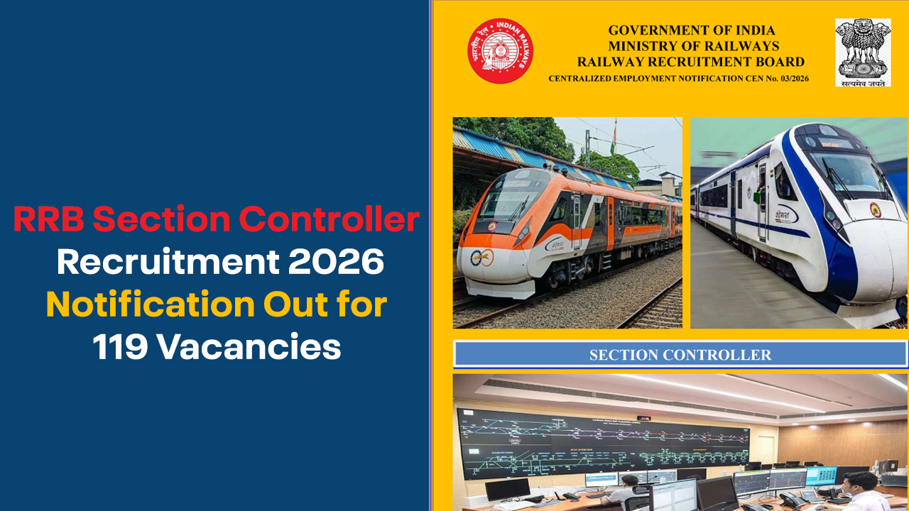 RRB Section Controller Recruitment 2026