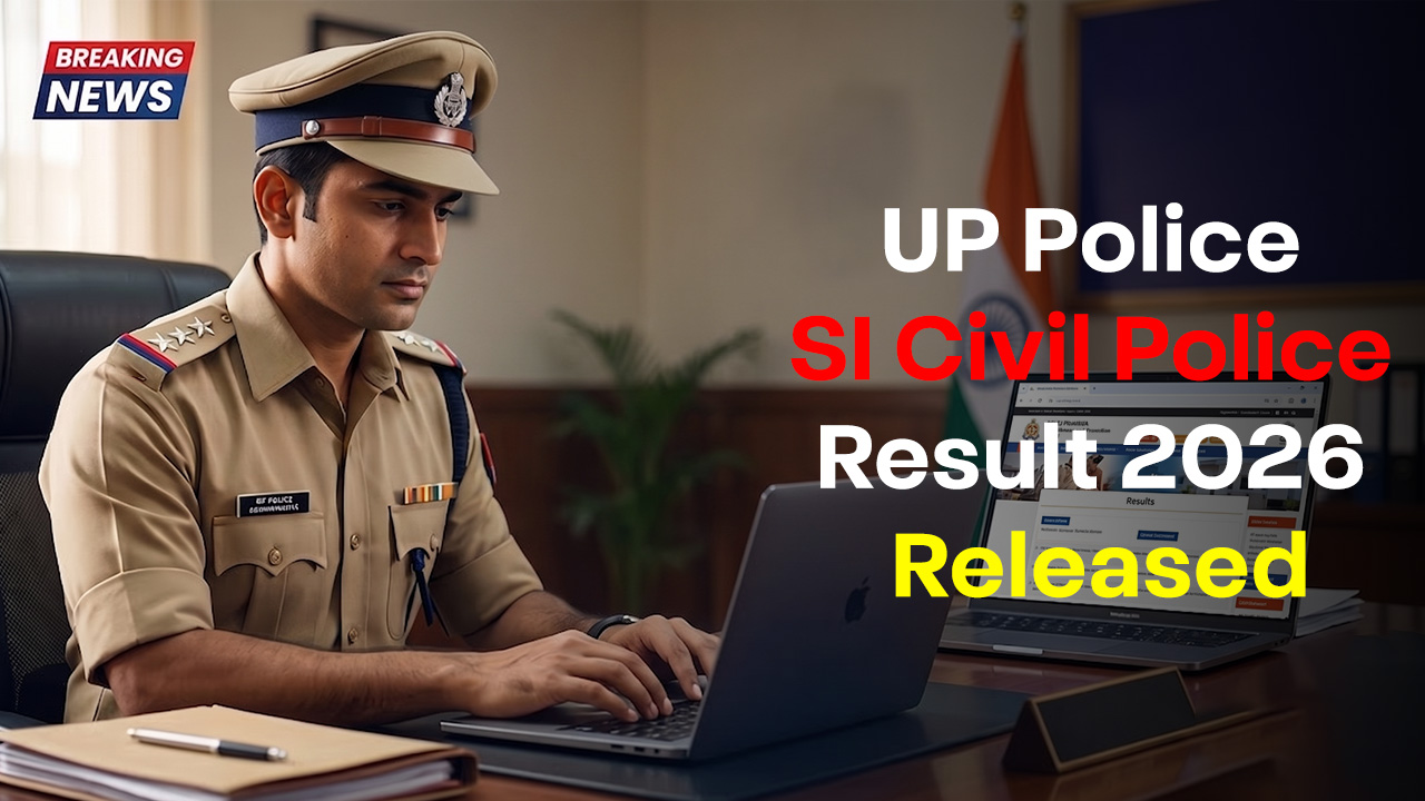 UP Police SI Civil Police Result 2026 Released