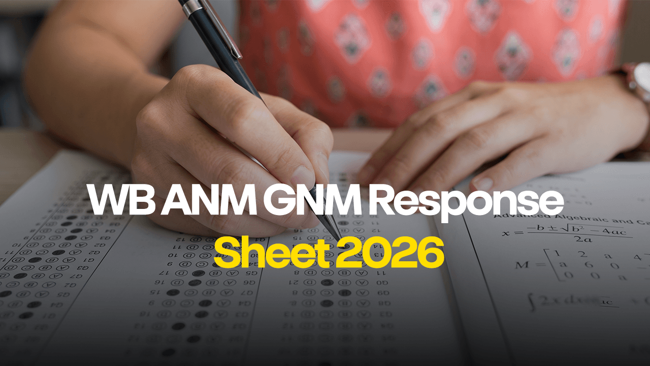West Bengal ANM GNM Response Sheet 2026 download page on WBJEEB official website.