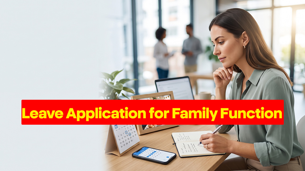 How to Write the Perfect Leave Application for Family Function (Plus 5 Free Templates)