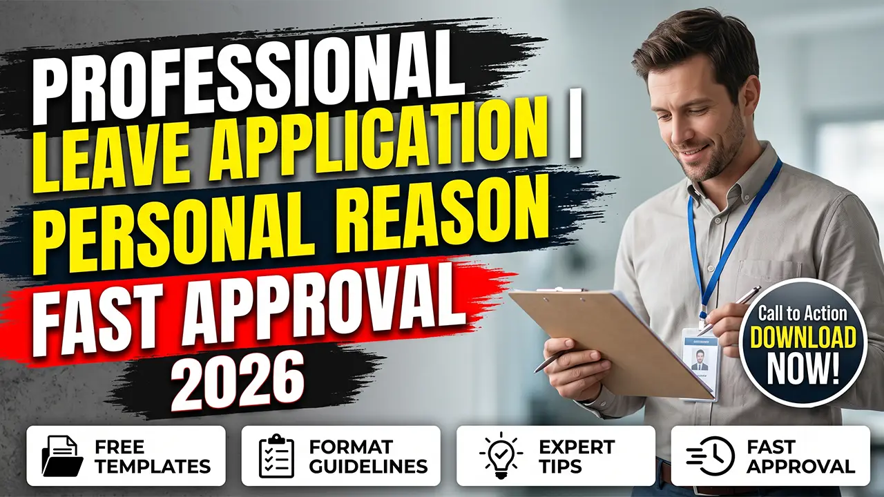 How to Write a Leave Application for Personal Reason