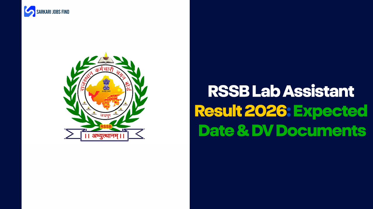 Rajasthan Staff Selection Board official building and RSSB Lab Assistant Result 2026 notification