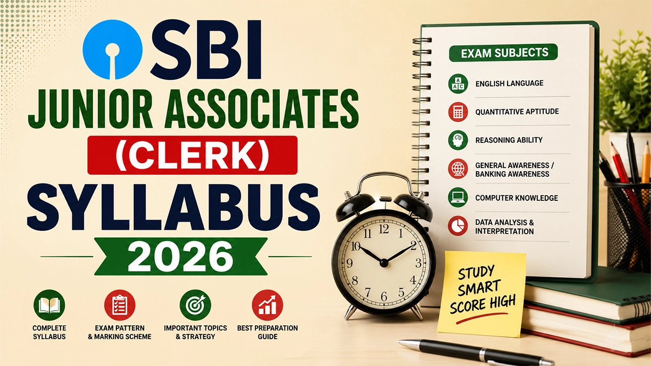 State Bank of India official building representing the SBI Junior Associate Clerk Special Recruitment 2026