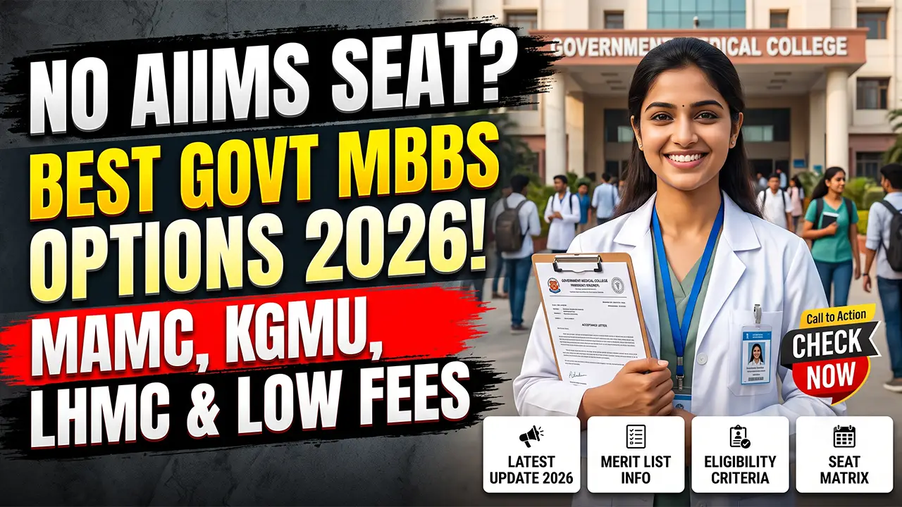 Top Government Medical Colleges for Affordable MBBS in 2026