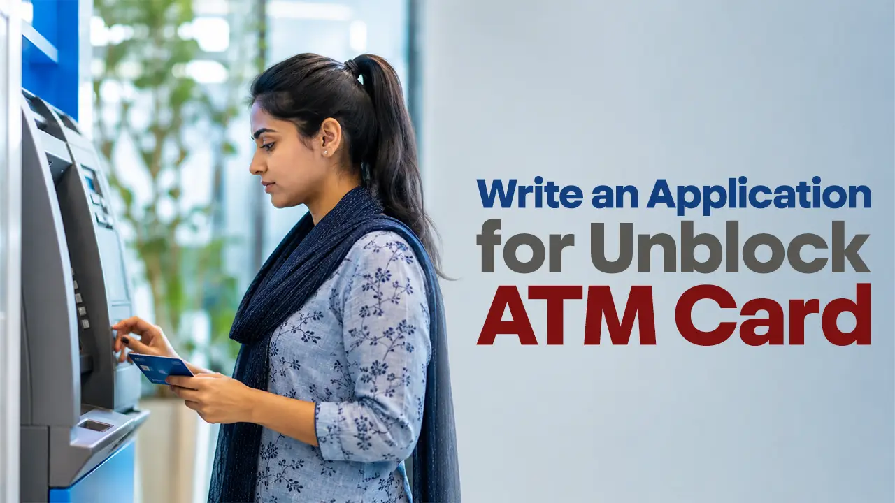 Application for Unblock ATM Card: Format, Samples & Rules [2026]
