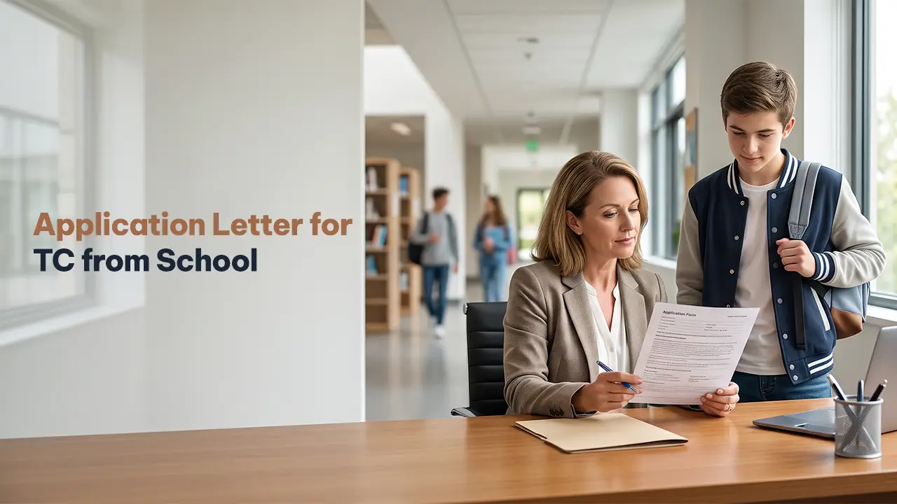 How to Write an Application Letter for TC from School (With Samples)