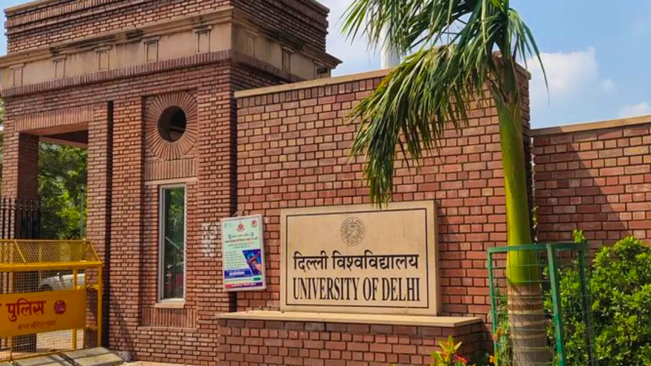 Delhi University campus administrative block representing the Competence Enhancement Scheme 2025-26 admissions.