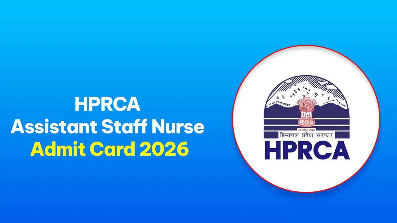 HPRCA Assistant Staff Nurse Admit Card 2026 download portal on the official hprca.hp.gov.in website