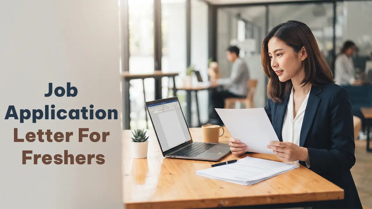 How to Write a Job Application Letter for Freshers (With Samples)