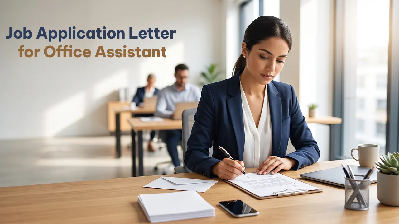 How to Write a Job Application Letter for Office Assistant