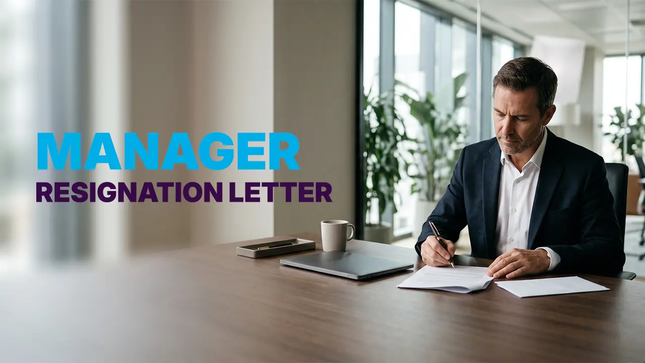 How to Write a Manager Resignation Letter
