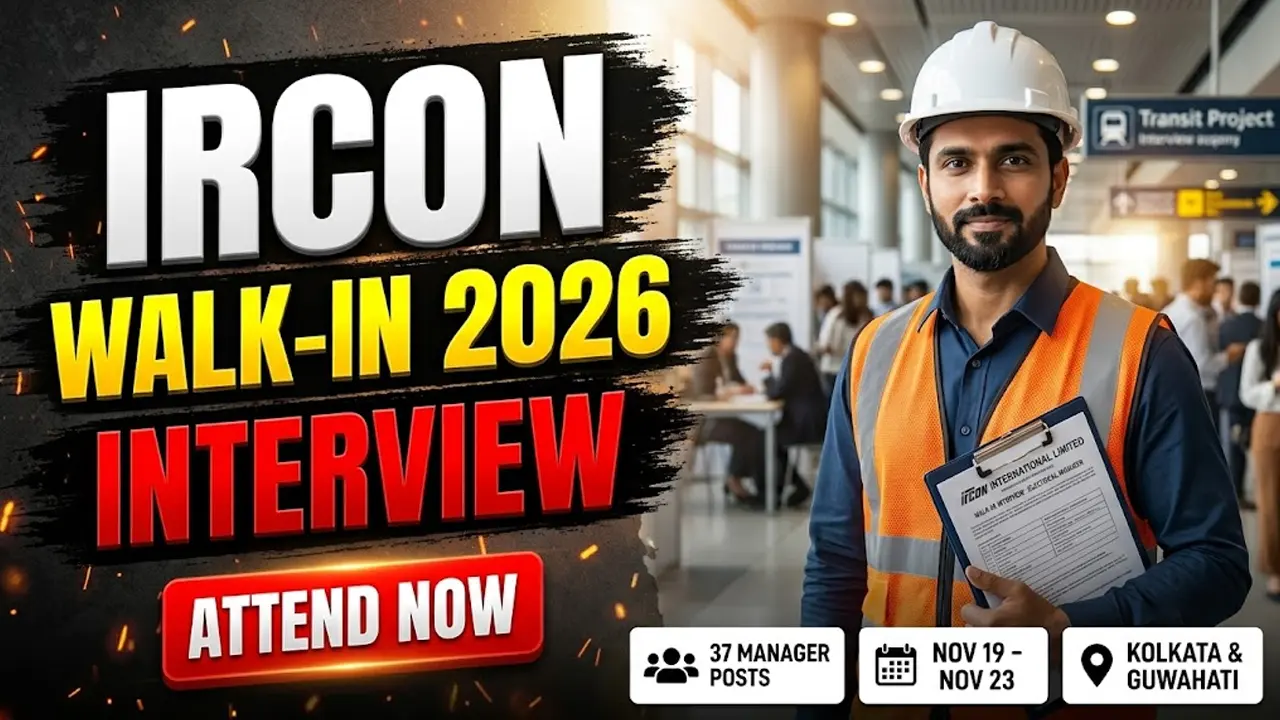 Official logo of IRCON International Limited displayed for the Manager Recruitment 2026