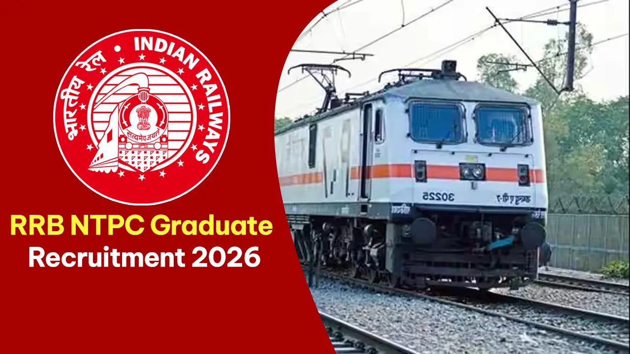 RRB NTPC Graduate Recruitment 2026 official notification and application portal at rrbapply.gov.in