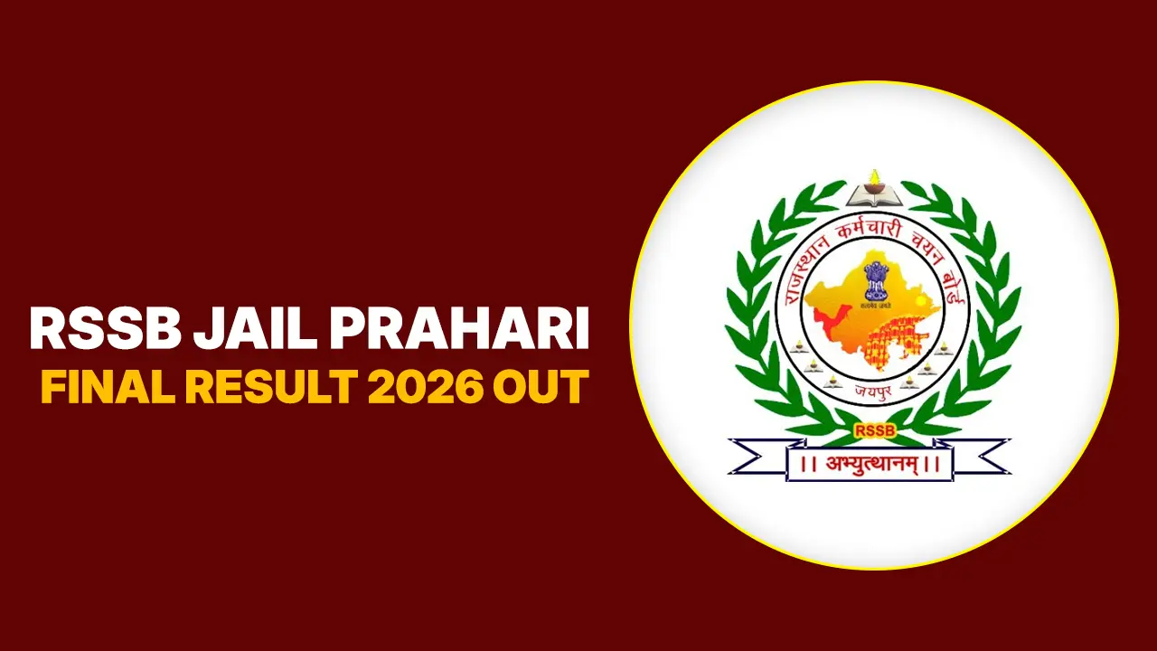 RSSB Jail Prahari Final Result 2026 download page on the official website.